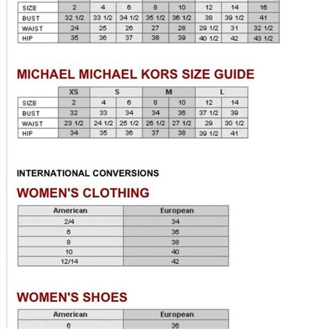 michael kors 8m shoe size|michael kors shoe size guide.